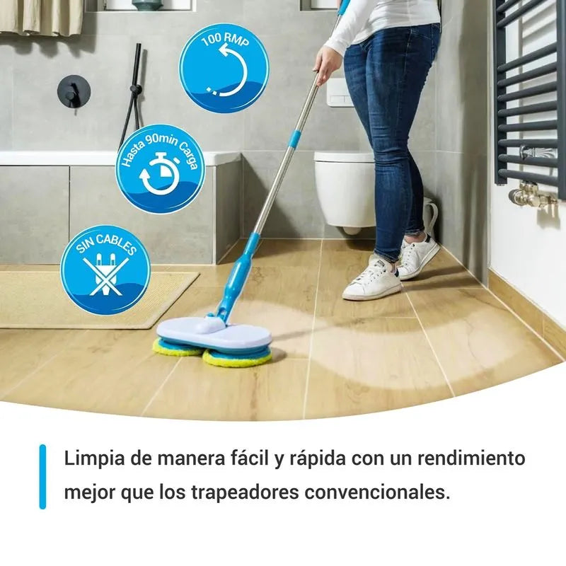 Trapeador vibratorio y giratorio Hurricane Floating Mop