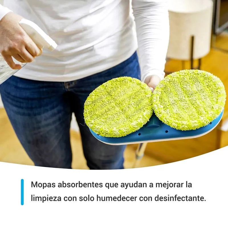 Trapeador vibratorio y giratorio Hurricane Floating Mop