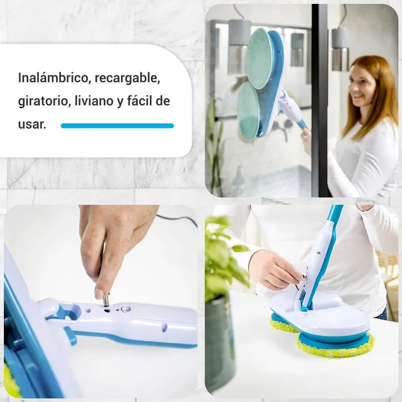 Trapeador vibratorio y giratorio Hurricane Floating Mop