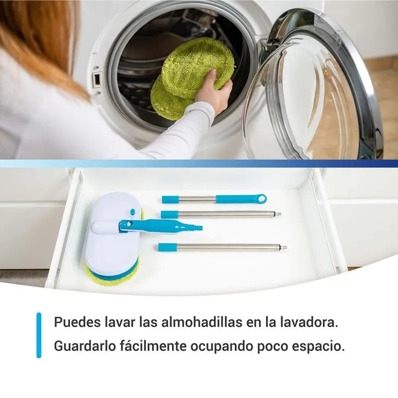 Trapeador vibratorio y giratorio Hurricane Floating Mop