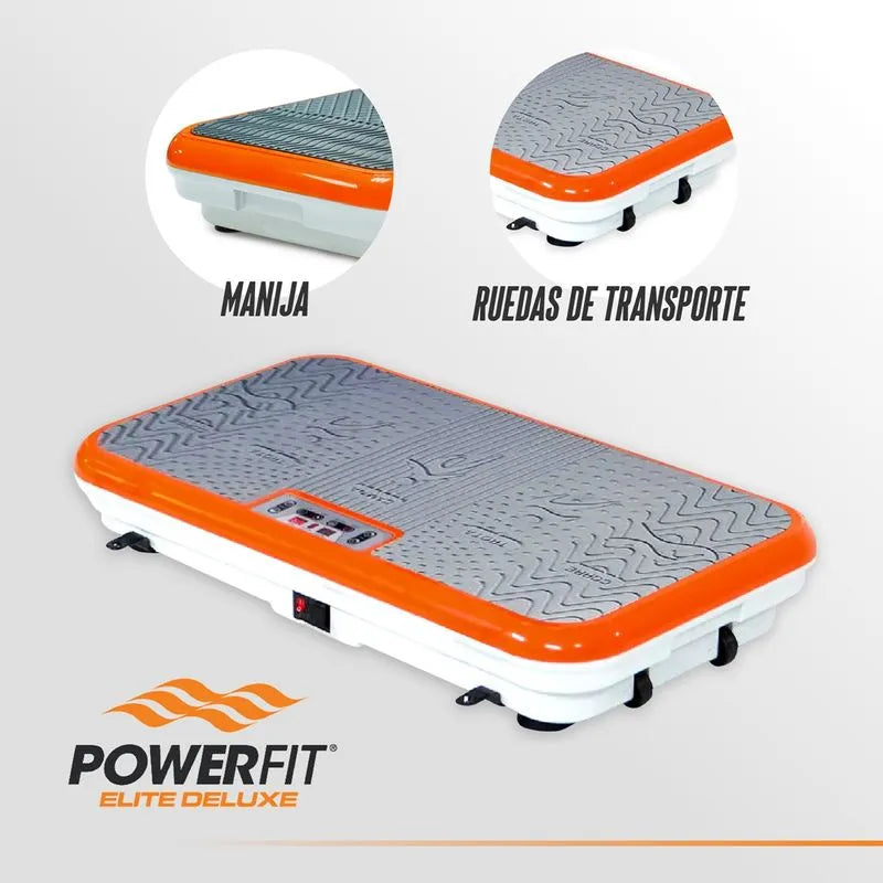 Plataforma vibratoria de ejercicio Extra Grande - Power Fit Elite DELUXE