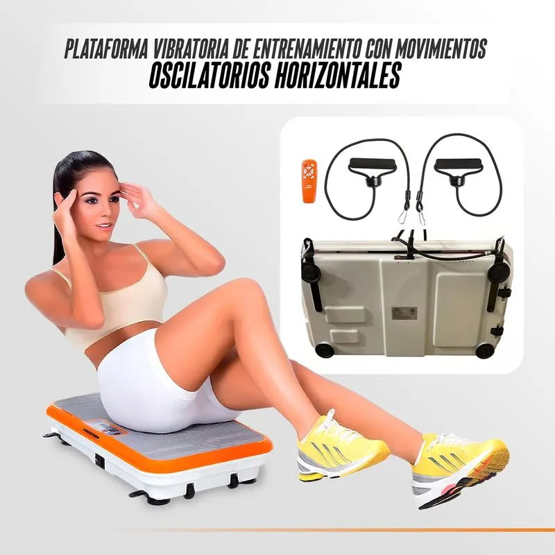 Plataforma vibratoria de ejercicio Extra Grande - Power Fit Elite DELUXE