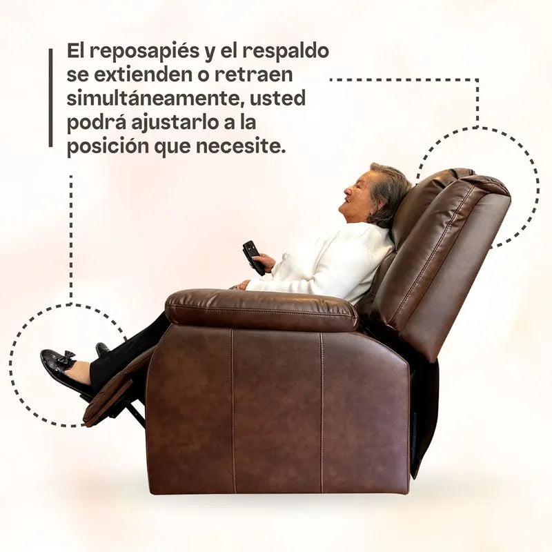 Sillón elevador Confort - masajeador y reclinable- standup couch