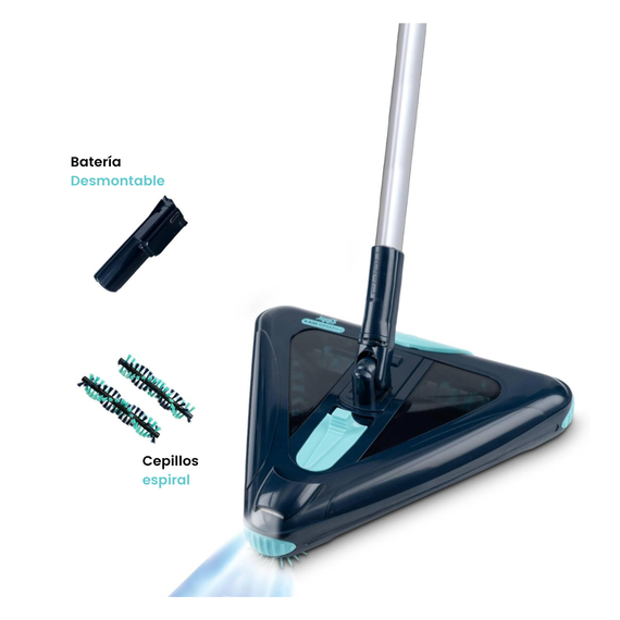 Zippi Sweeper Max Plus – Barredora inalámbrica recargable triangular inalámbrica