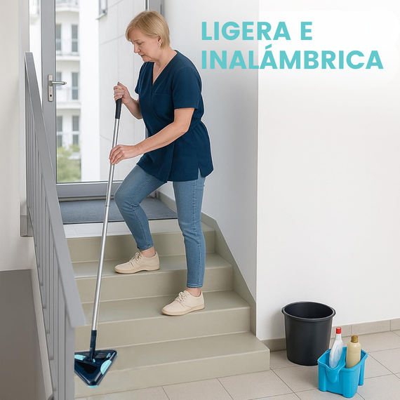Zippi Sweeper Max Plus – Barredora inalámbrica recargable triangular inalámbrica