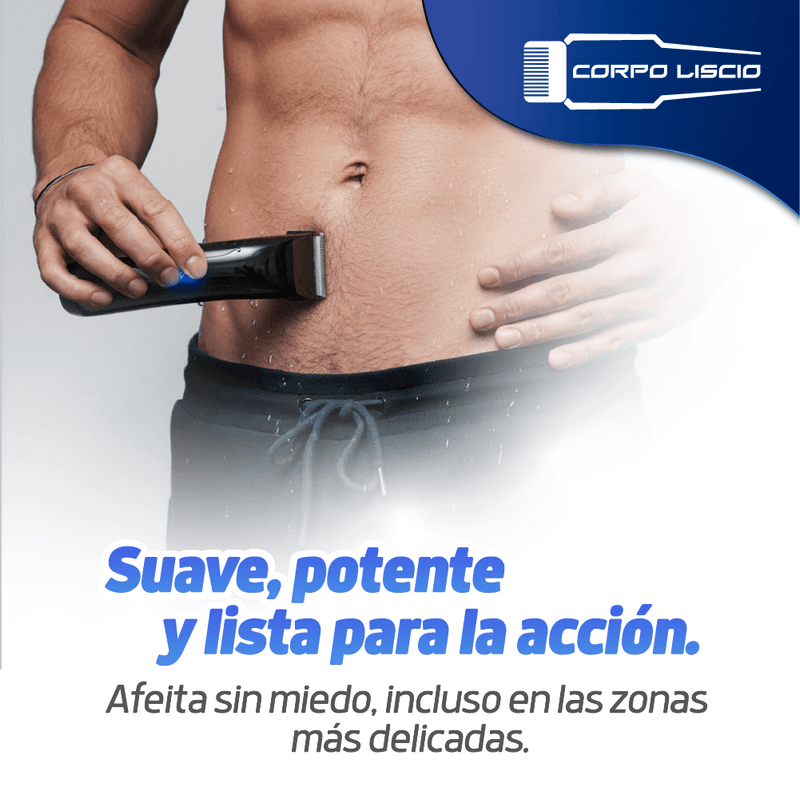 Afeitadora corporal versátil para un afeitado suave y preciso Corpo liscio- TVNOVEDADESTV