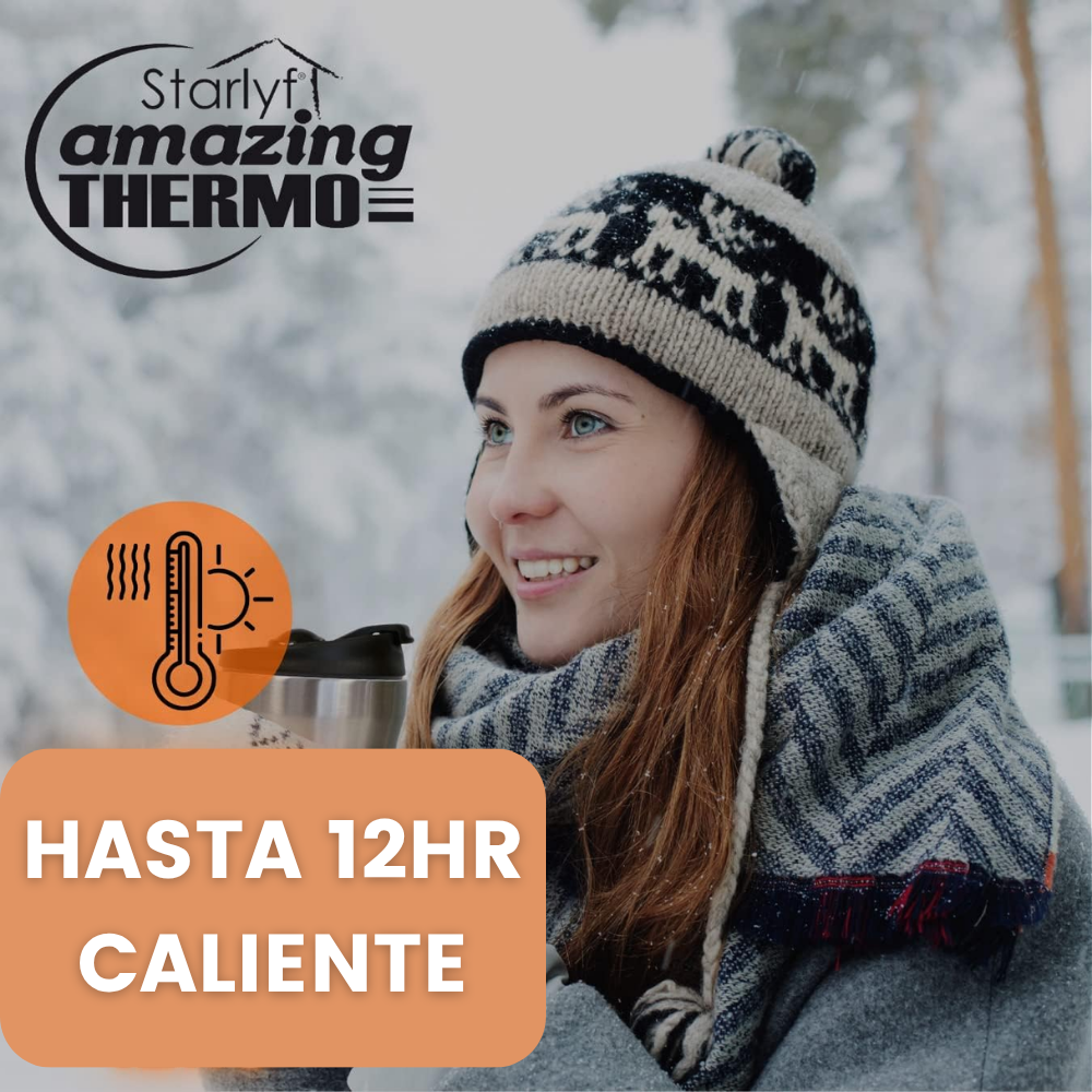 Starlyf Amazing Thermo – Vaso Termo para Bebidas Frías y Calientes