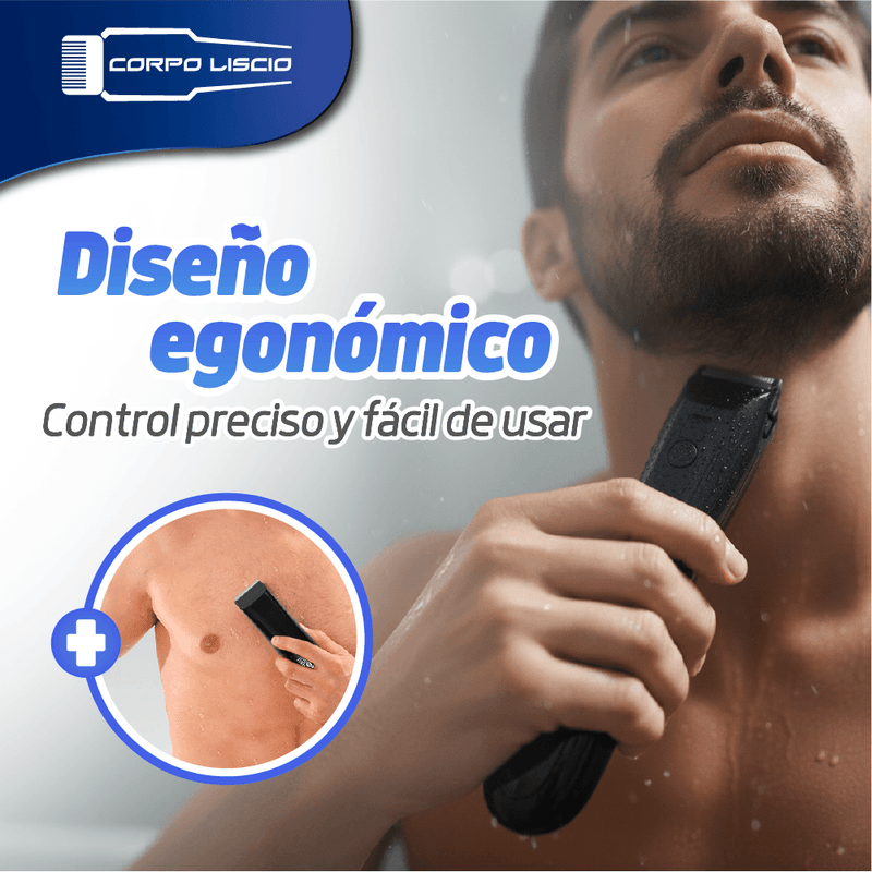 Afeitadora corporal versátil para un afeitado suave y preciso Corpo liscio- TVNOVEDADESTV