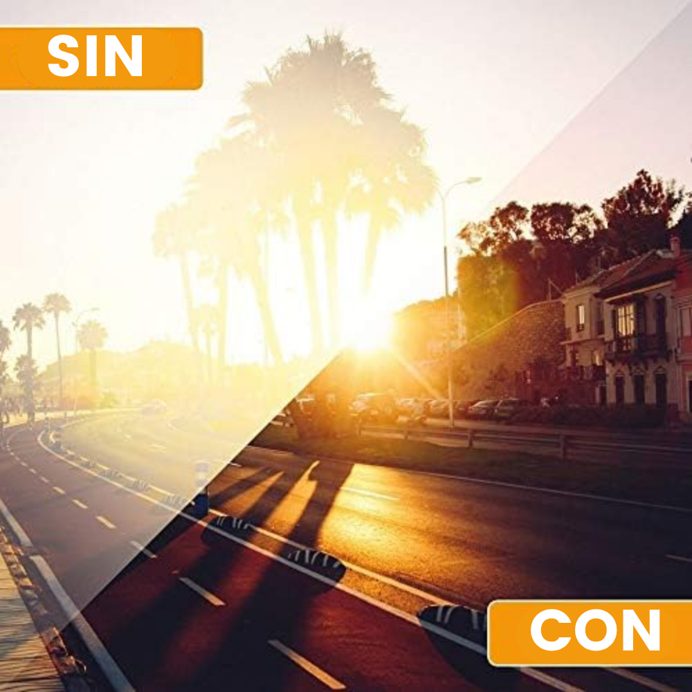 Viz Clear Car Visor – Visera Antideslumbrante para Conducción Día y Noche