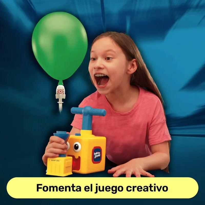Kit de juguetes impulsados por globos Balloon Zoom