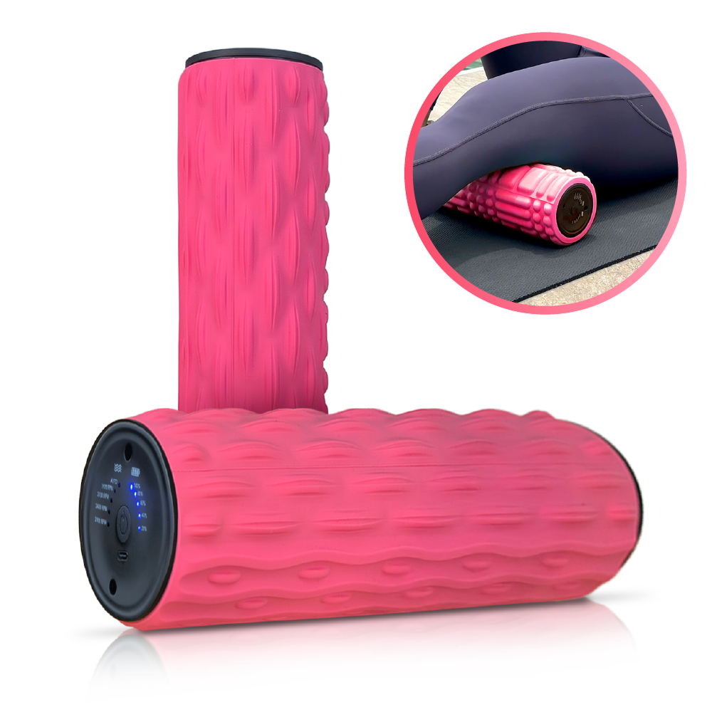 Rodillo masajeador vibratorio recargable de recuperación muscular profunda - EZ Silver Roller TV NOVEDADES TV