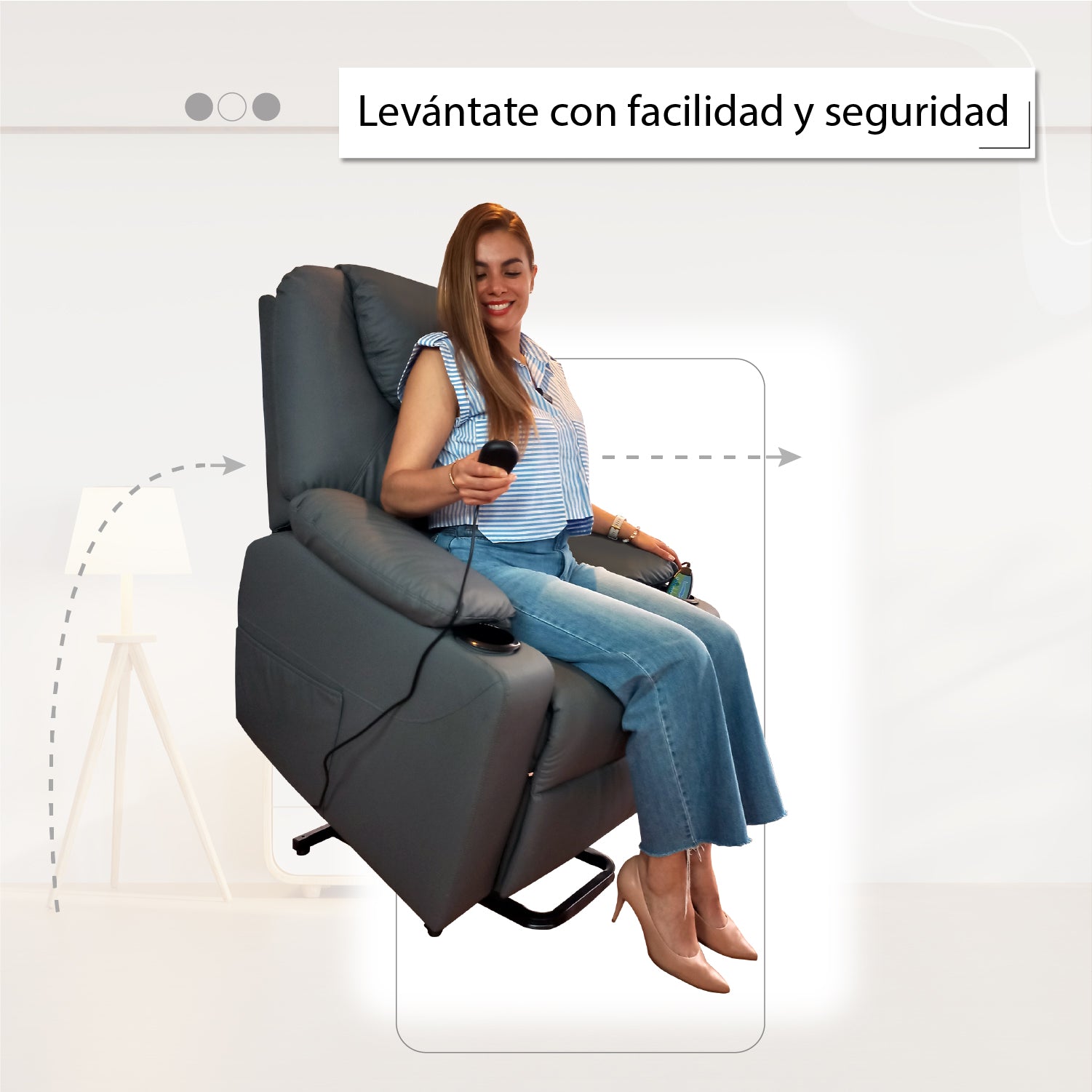 Sillón elevador Royal - Sillón elevador, masajeador y reclinable