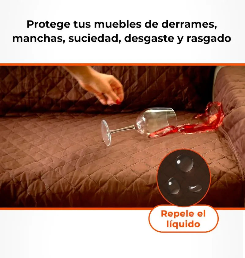 Protector de sofá doble faz Sofa Saver 3 Puestos