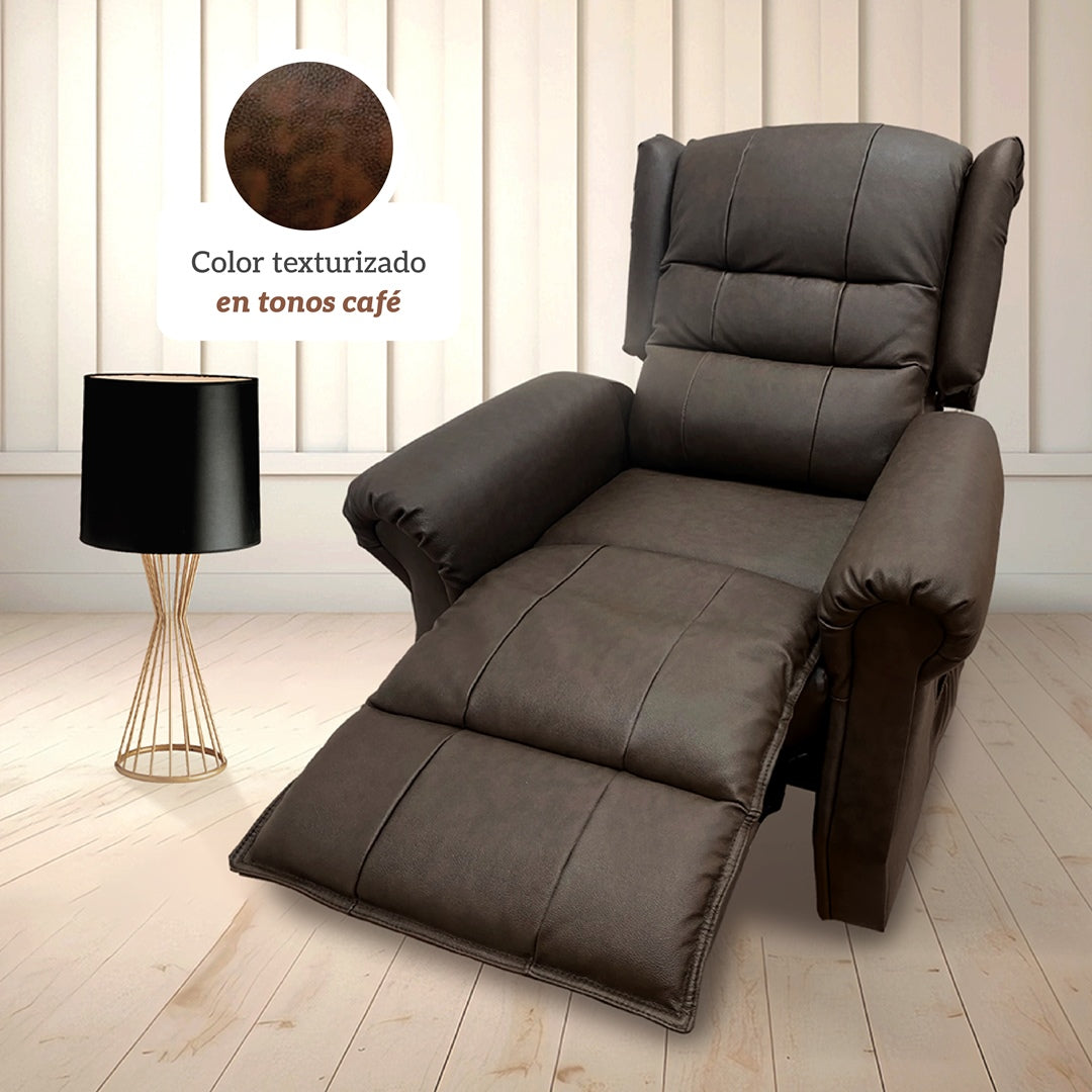 Sillón elevador Deluxe - masajeador y reclinable para adulto mayor - standup seat