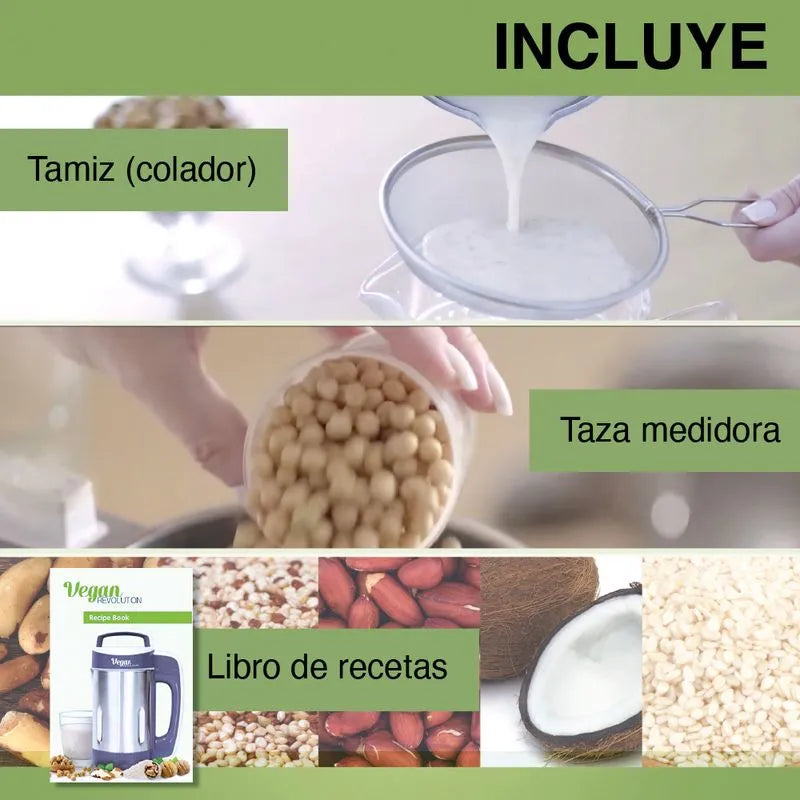 Procesador de bebidas vegetales saludables Vegan Revolution